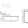 Pileta simple acero inox embutir 40x34x17 Forminox Pileta Simple Acero Inox Embutir 40x34x17 Forminox