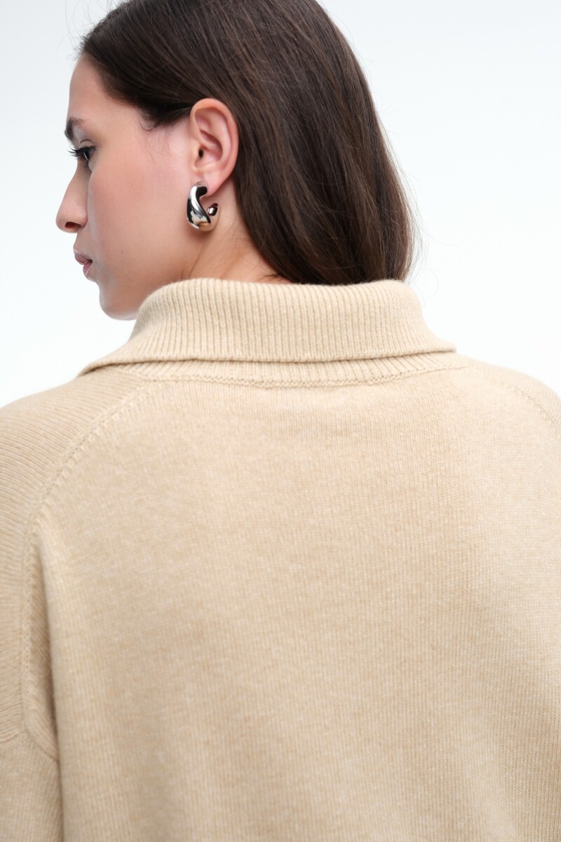SWEATER COLLAR Beige