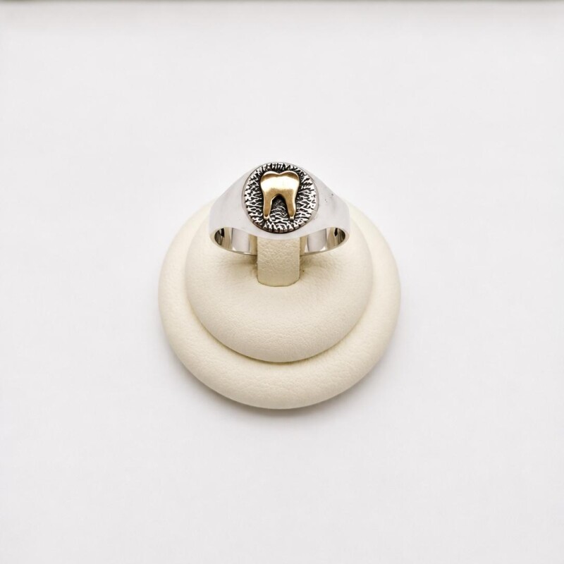 Anillo sello de profesión dentista Anillo sello de profesión dentista