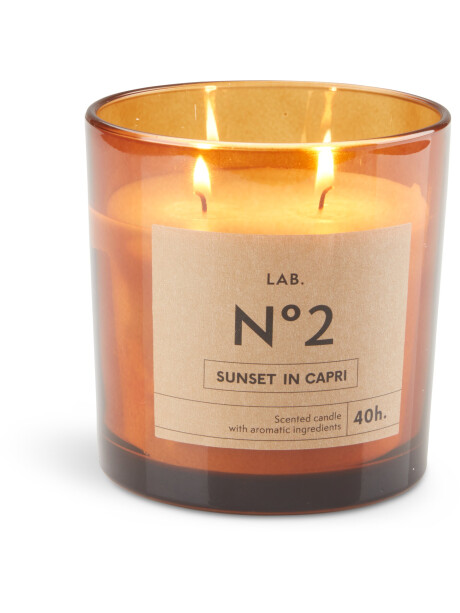 Vela aromática BASTIAN Ø10xA10cm marrón Vela aromática BASTIAN Ø10xA10cm marrón