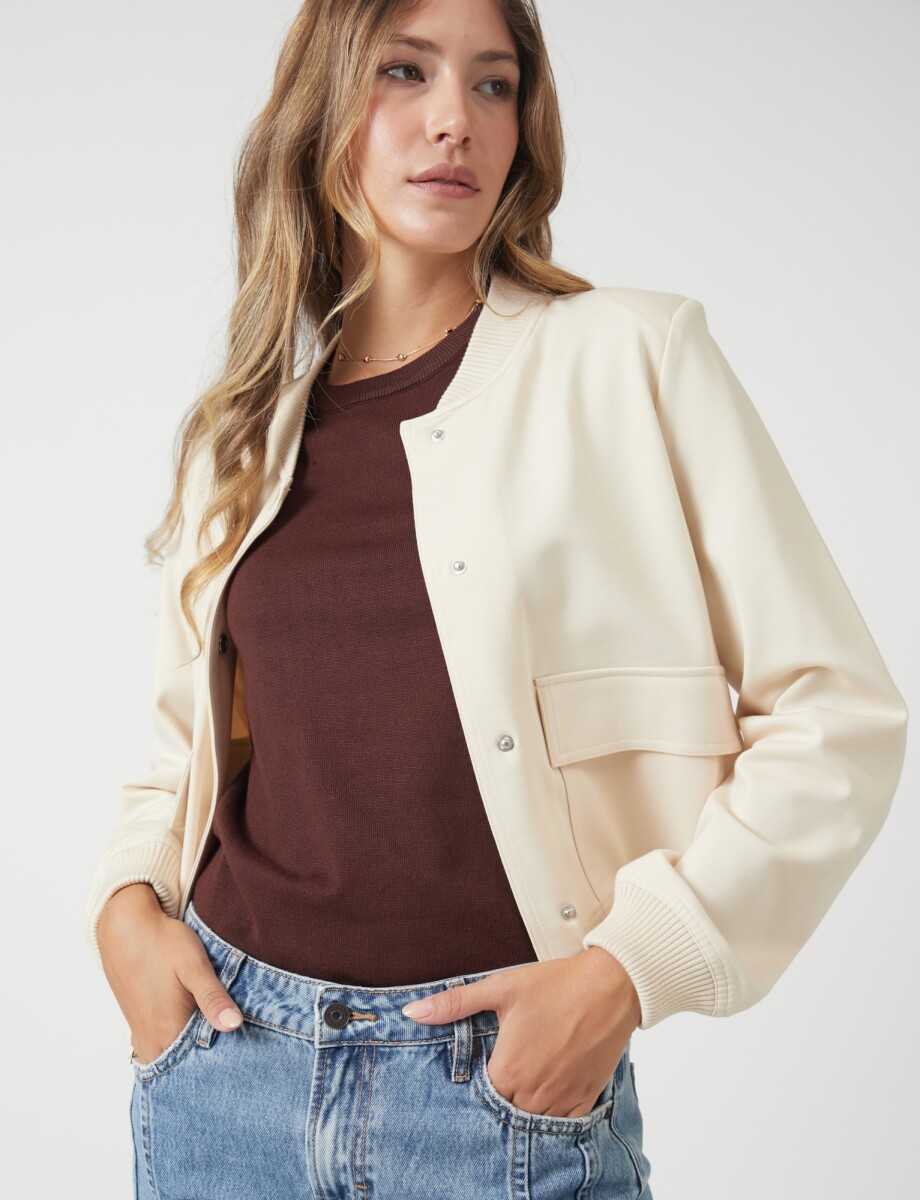 Camperita Bomber - Beige Claro 