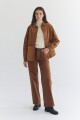 CHAQUETA CORDEROY CAMEL