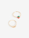 Sets Anillos Cubic zirconia Anillos Set Frutas Cubic Zirconia - Dorado