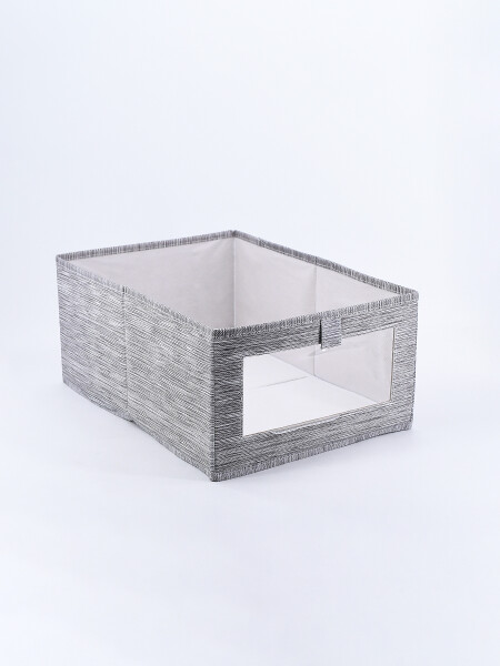 CAJA ORGANIZADORA CON VISOR GRIS