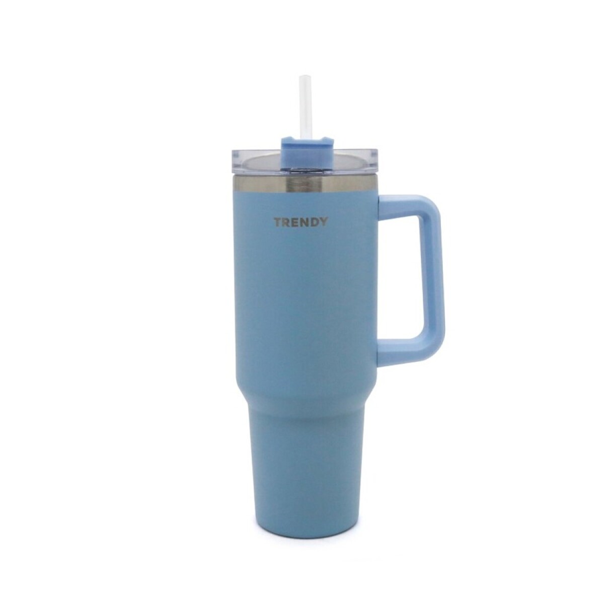 Vaso Térmico Trendy Con Tapa y Sorbete 1.2L - CELESTE 