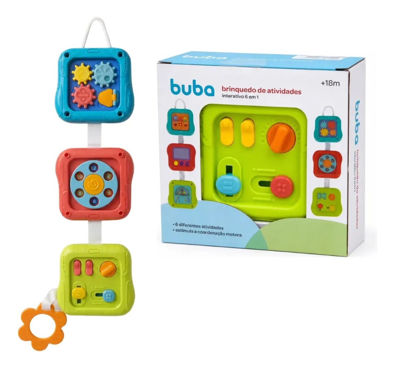Juego de viaje Montessori 6 en 1 BUBA 