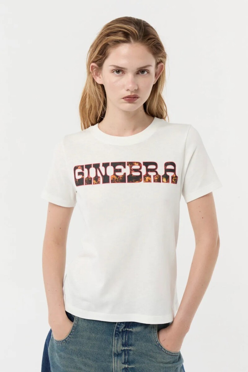 REMERA BUCK Off White