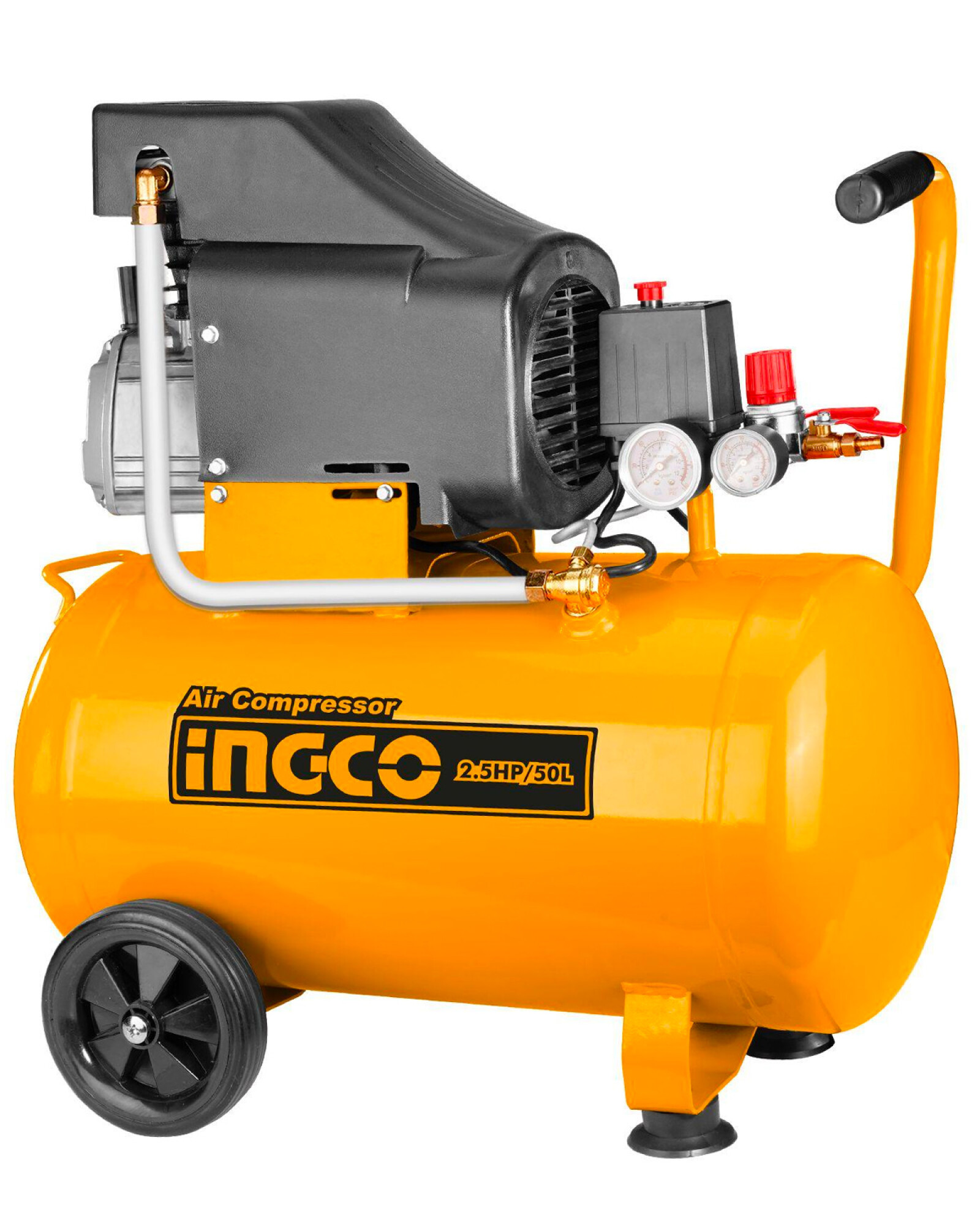 Compresor de aire Ingco AC255011 50 litros 2.5HP 8 Bar — Electroventas
