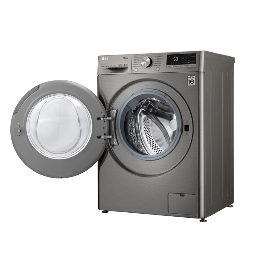 Lavasecarropas LG 12 KG/7 KG WD12VVC4 inox. Lavasecarropas LG 12 KG/7 KG WD12VVC4 inox.