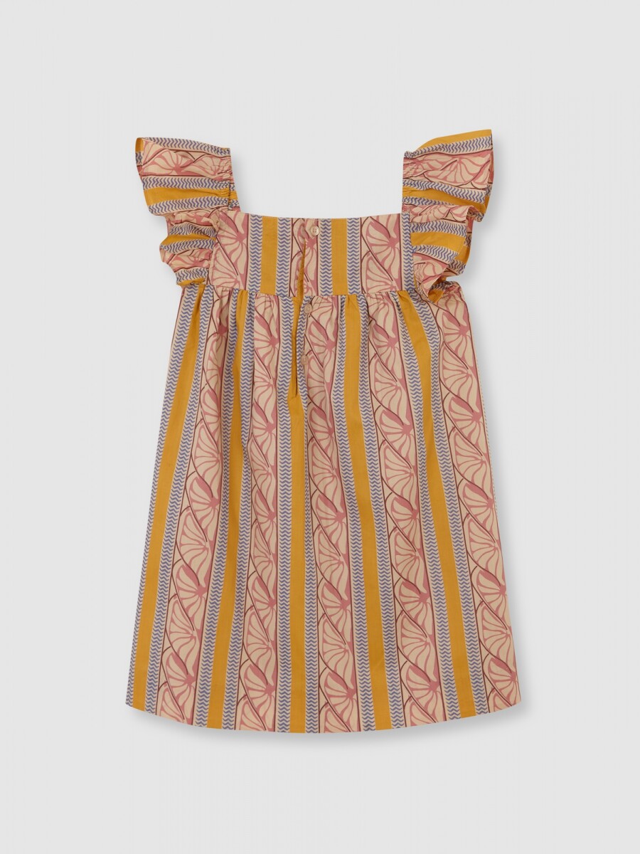 Vestido Estampado Etnico Piedra