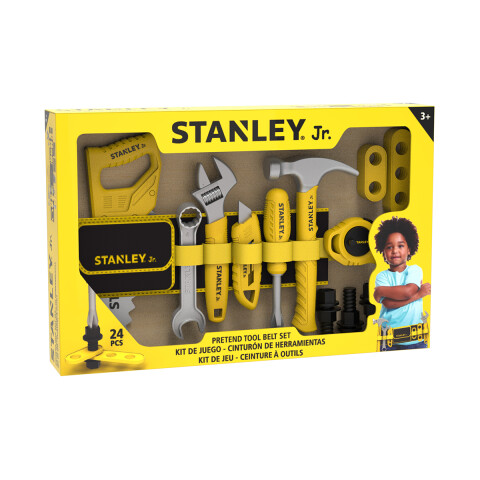 Set 24 Piezas Cinturón de Herramientas Infantil Stanley Jr U