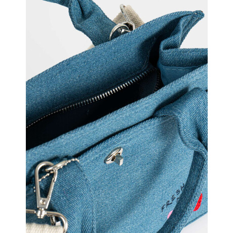 Cartera Cartera City Canvas Playera Azul Celeste