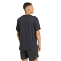 Remera de Hombre Adidas Run Ess Tee M Negro