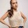 Blusa Violeta Beige