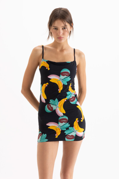 VESTIDO BANANA Negro