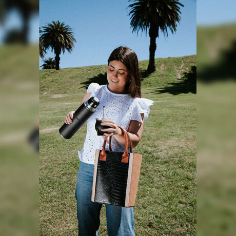 Kit Matero Light Year Croco Negro Con Negro Urbano