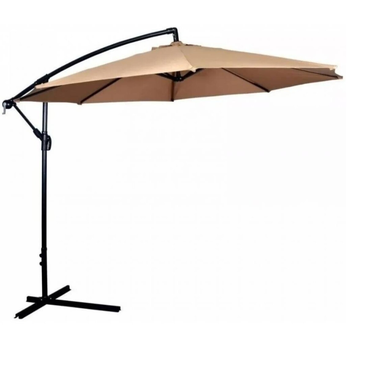 Sombrillon Lateral En Acero Reforzado De 3 Mts - BEIGE 