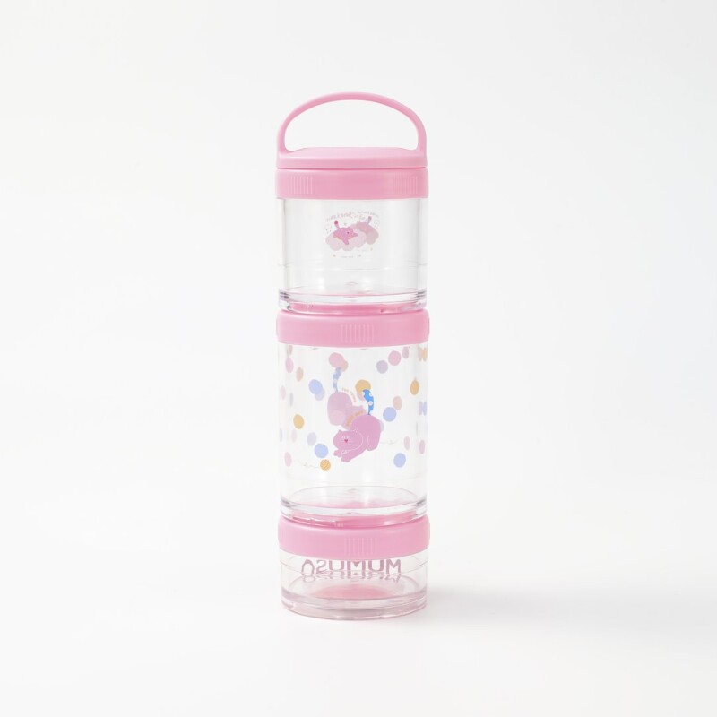 SNACKERA REDONDA APILABLE DE 3 NIVELES (GATO MIMI / ROSA) SNACKERA REDONDA APILABLE DE 3 NIVELES (GATO MIMI / ROSA)
