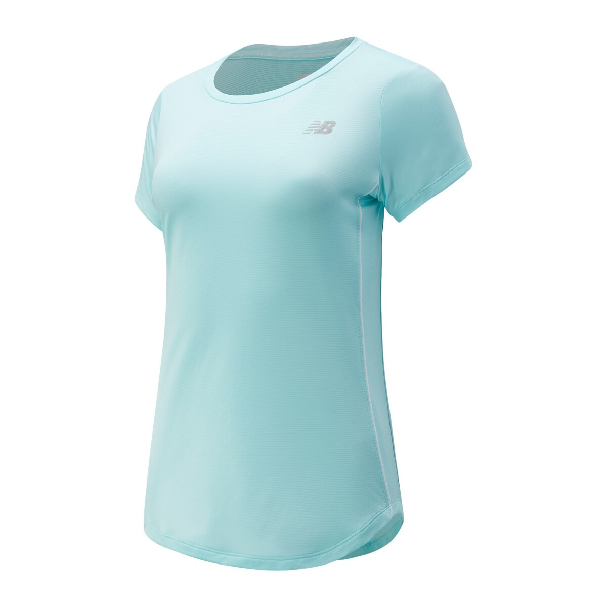 Remera New Balance de Dama - WT03203GLC - GLACIER 