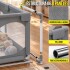 Corral para bebe corralito seguridad puerta pelotero niños IMBACK Color Gris Corral para bebe corralito seguridad puerta pelotero niños IMBACK Color Gris