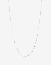 Collares Cortos Metal Cadena Torzada Plata 925 - Plateado