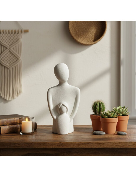 ADORNO PADRE HIJA CERAMICA 22X11X7CM ADORNO PADRE HIJA CERAMICA 22X11X7CM