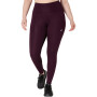 Tights Running Road High Waist Tight Mujer Dark Aubergine