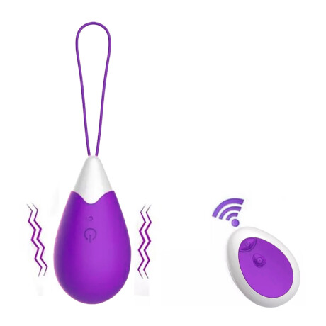 Bala Vibradora Inalámbrico con Control Sweet Heart Violeta