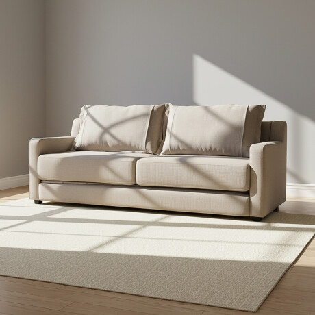 SOFÁ CAMA TELA NATURAL-BEIGE NATURA CREMA