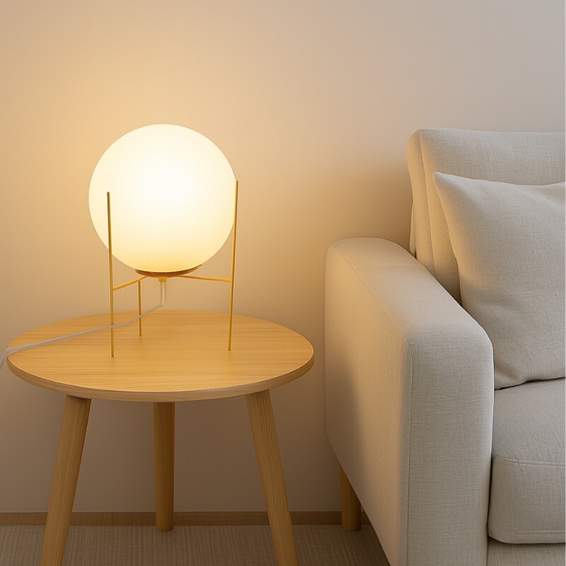 LUMINARIA DE MESA PIREO Luminaria de Mesa Pireo Blanca