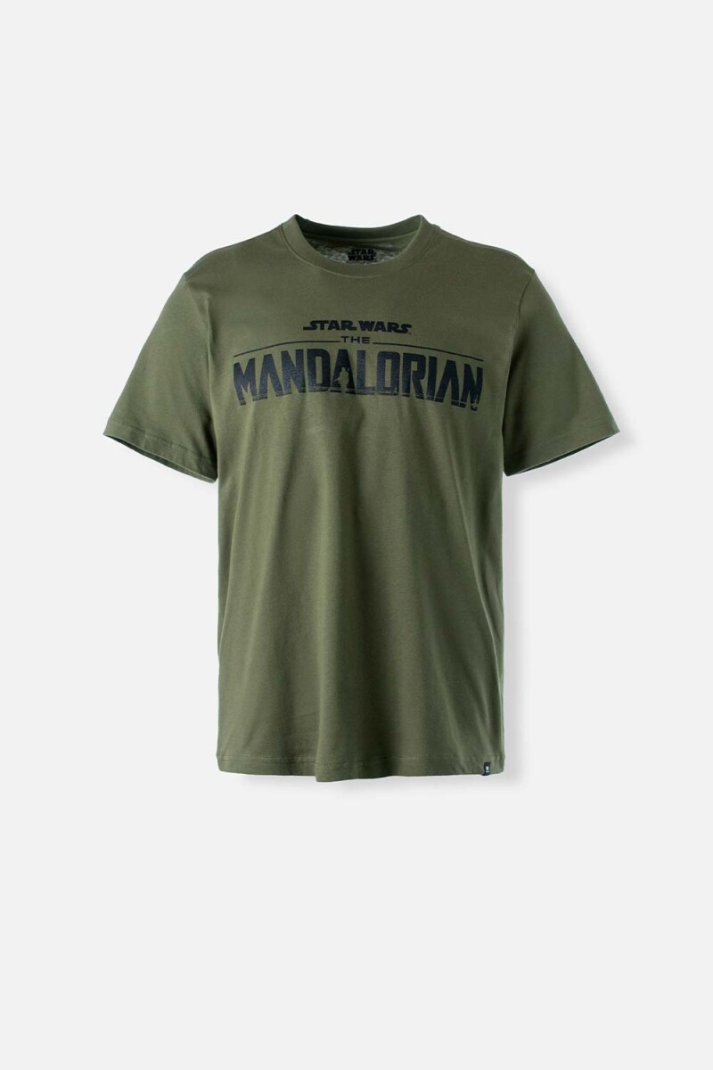 Camiseta hombre Mandalorian - VERDE 