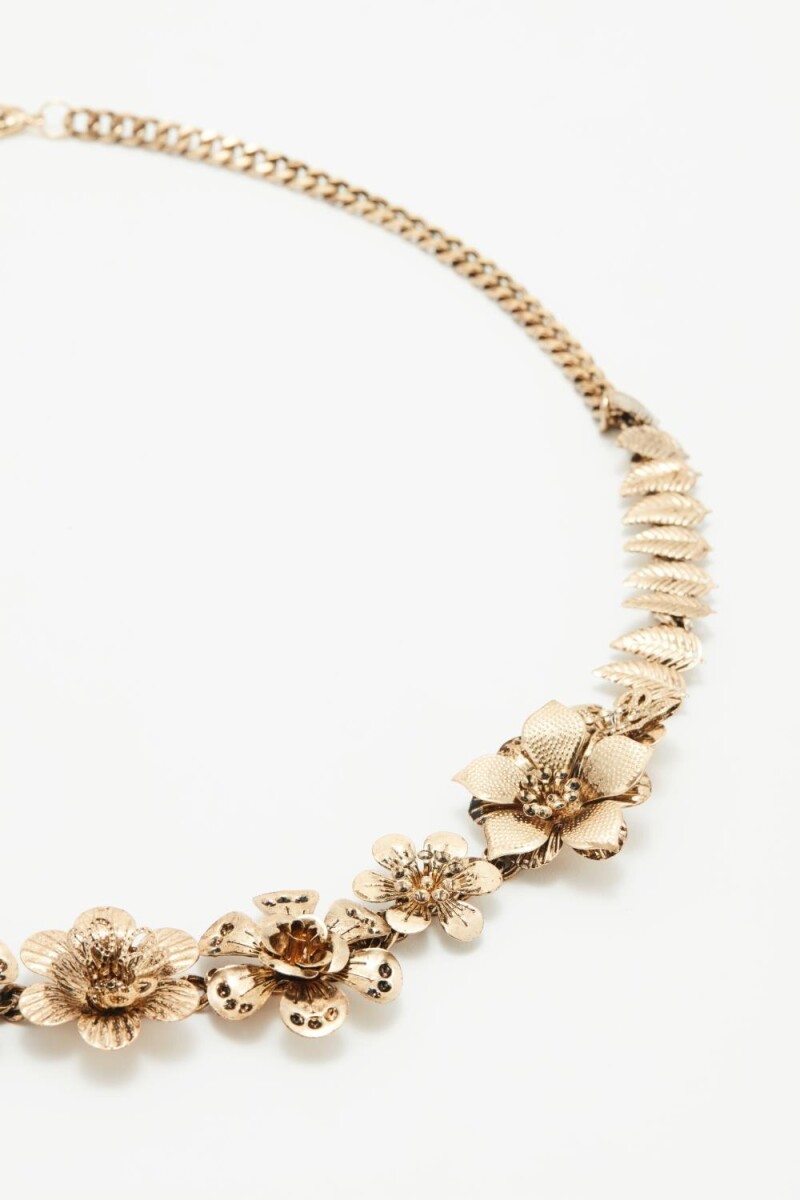 CIN METAL FLOWER Dorado