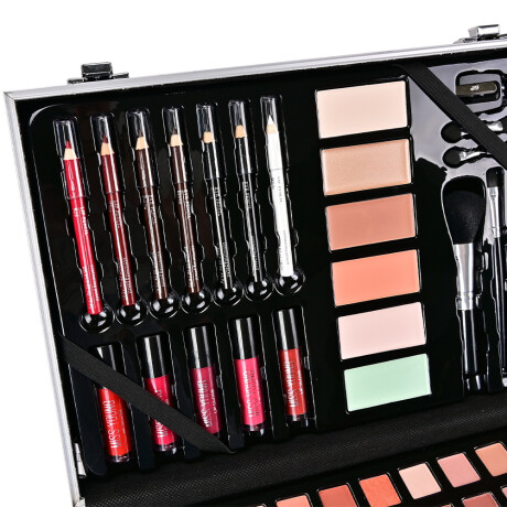 Petaca Maleta De Maquillaje Missyoung 94 Pzas Plateado