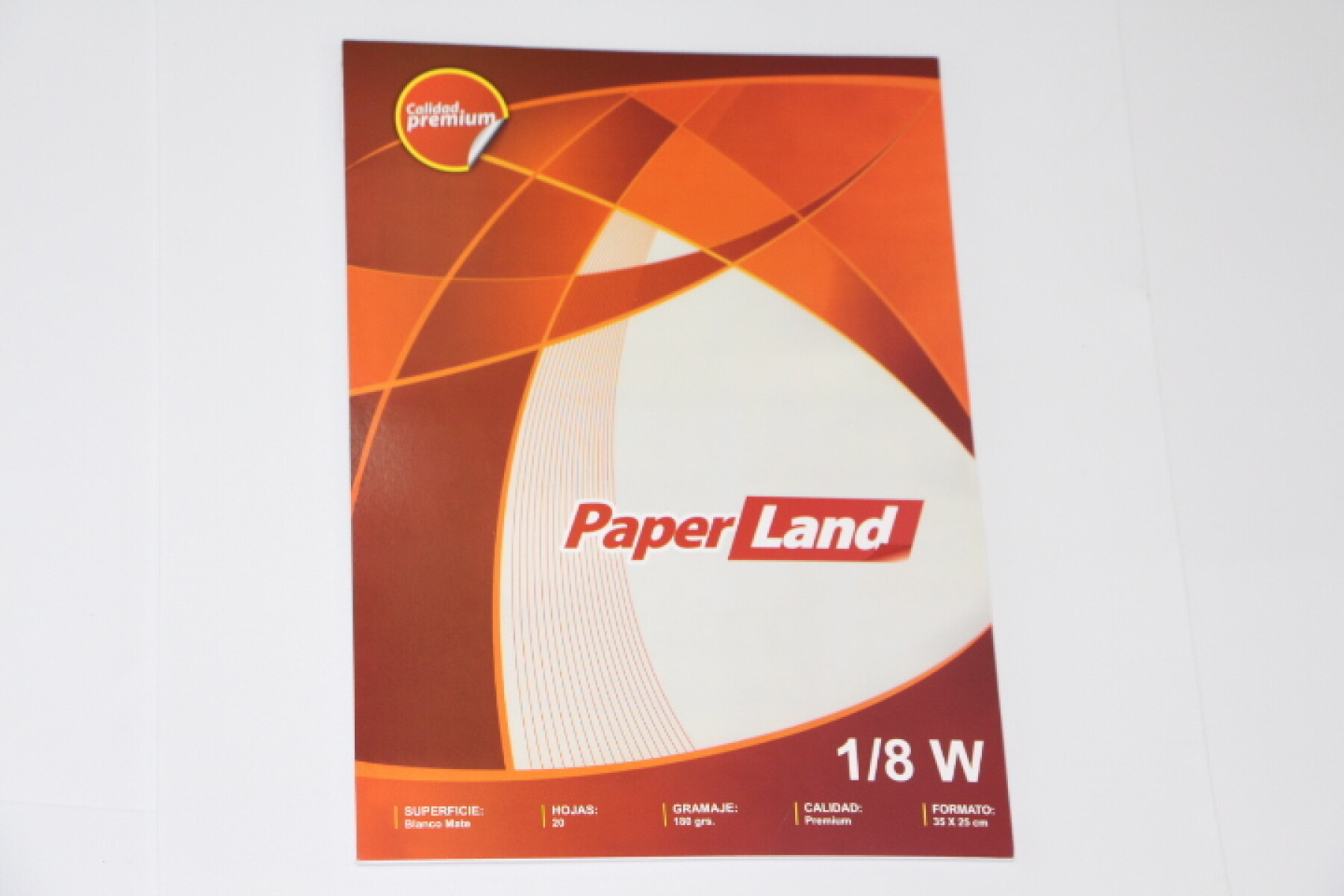 BLOCK PAPERLAND 1/8 W. X20 HOJAS 180G. 
