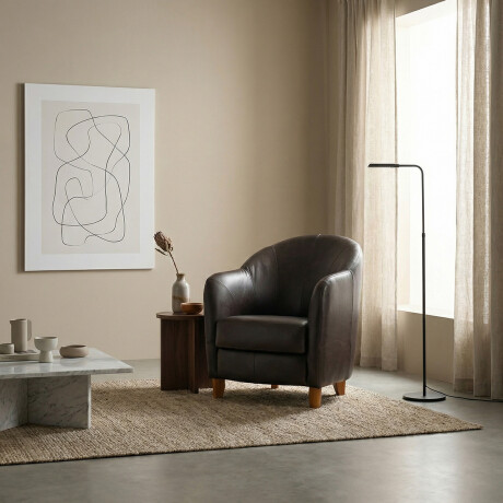 Butaca Gap - Cuero Básico Café