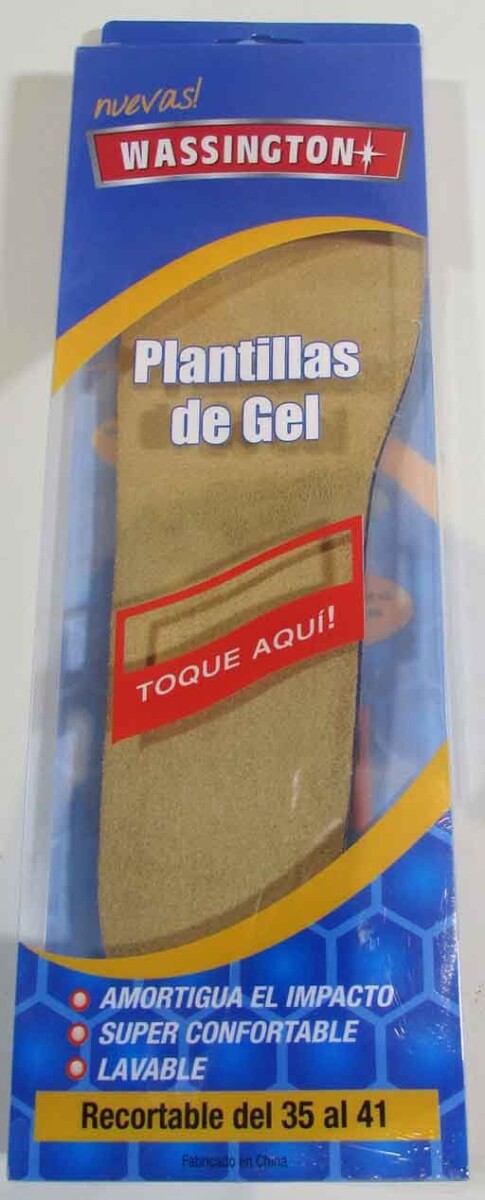 Limpiador Wassington Plantilla de Gel - Marrón Camel 