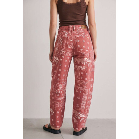 Jean Barrel Baggy Rojo