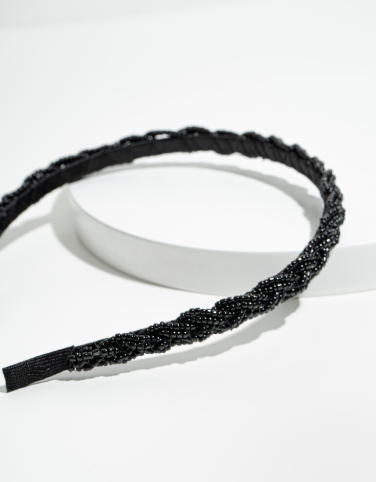 Vinchas Rígidas Liso Vincha Rapunzel - Negro