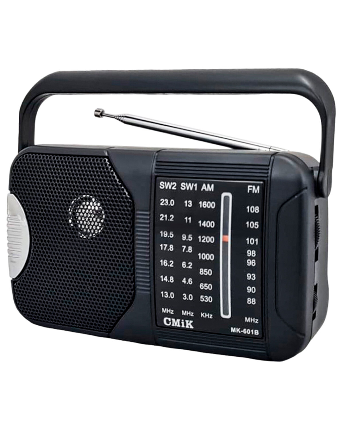 Radio multibanda a pilas con asa AM FM SW1 SW2 — Electroventas
