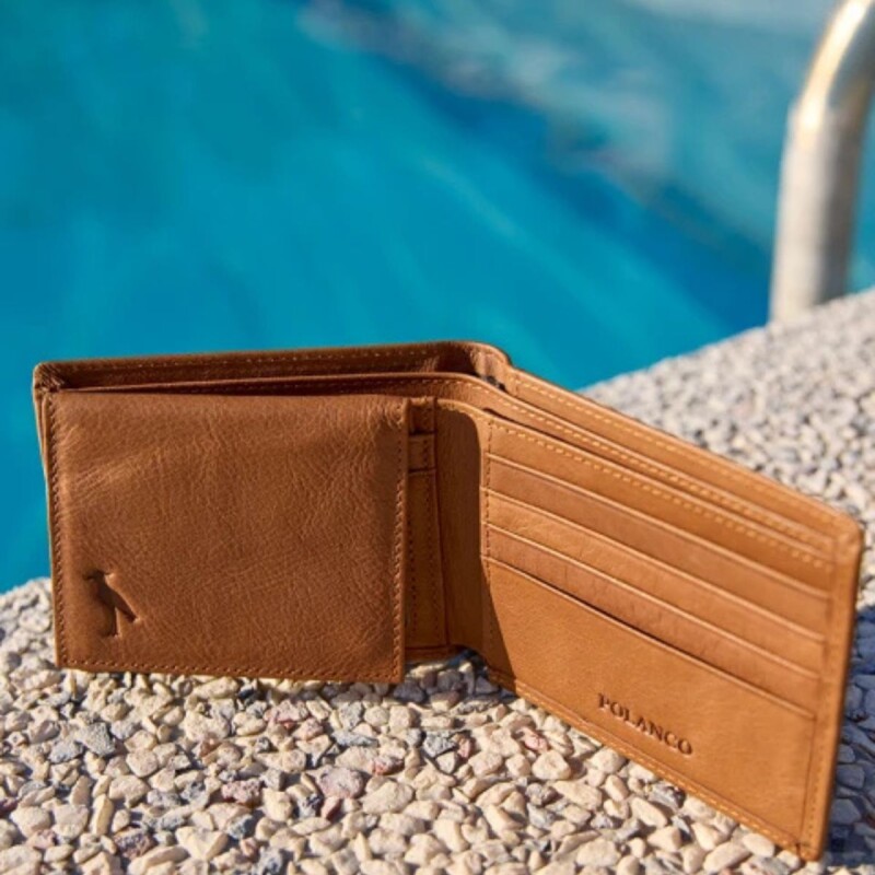 Billetera Hombre TABER Polanco Marron Claro