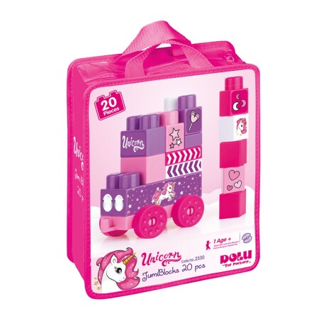 Set Mega Blocks Unicornio 20 Piezas Bolsito 001