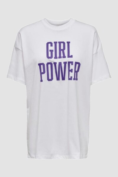 T-shirt Girl Power Bright White