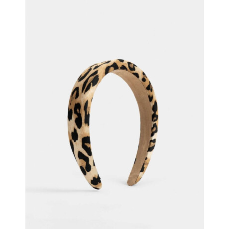 Vincha Rígida Puffy Estampado Animal Print