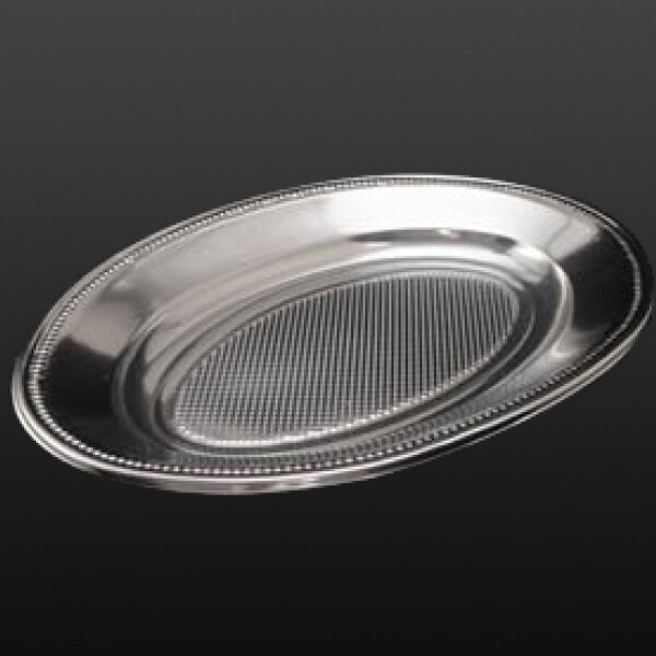 BANDEJA PLATEADA OVAL 44.7X31 CM. PLATA