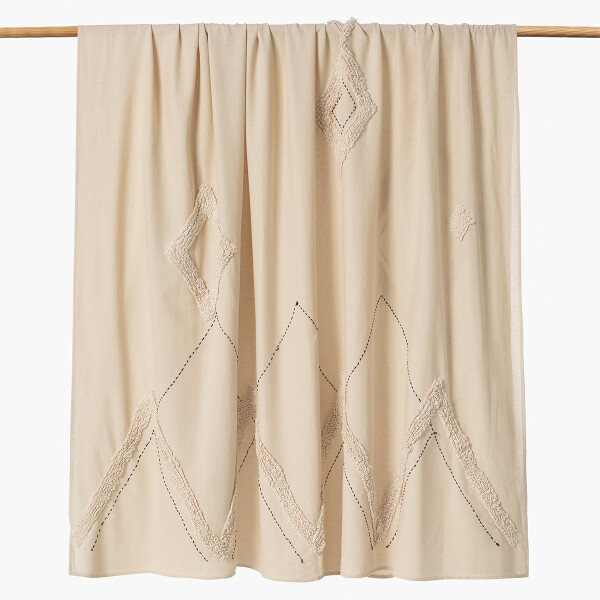 Colcha LIENZO BEIGE - 1 PLAZA