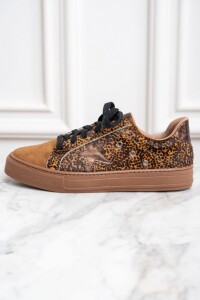 Zapatilla Animal Print Marron