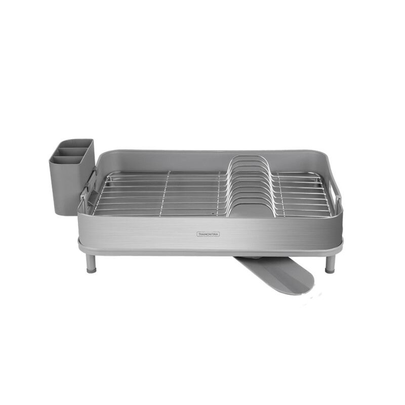 Escurridor de platos c/cubiertero acero inoxidable 61537/100 Escurridor de platos c/cubiertero acero inoxidable 61537/100