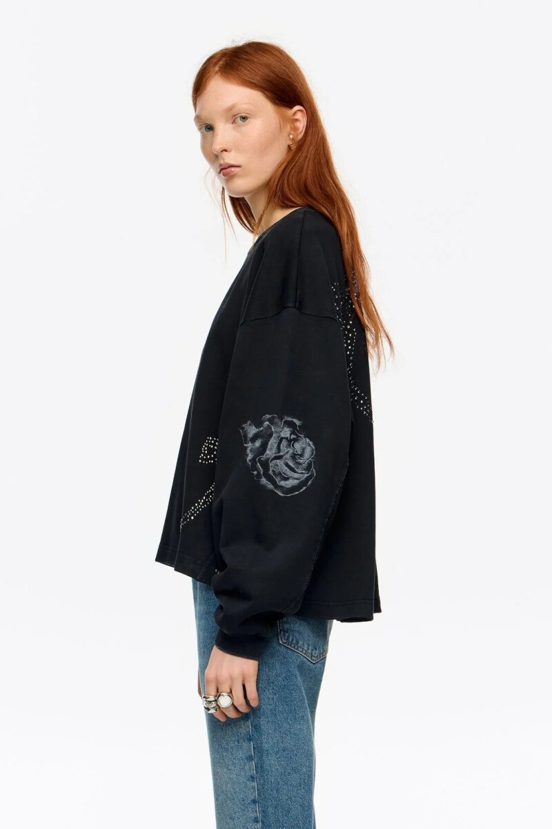 SUDADERA Negro