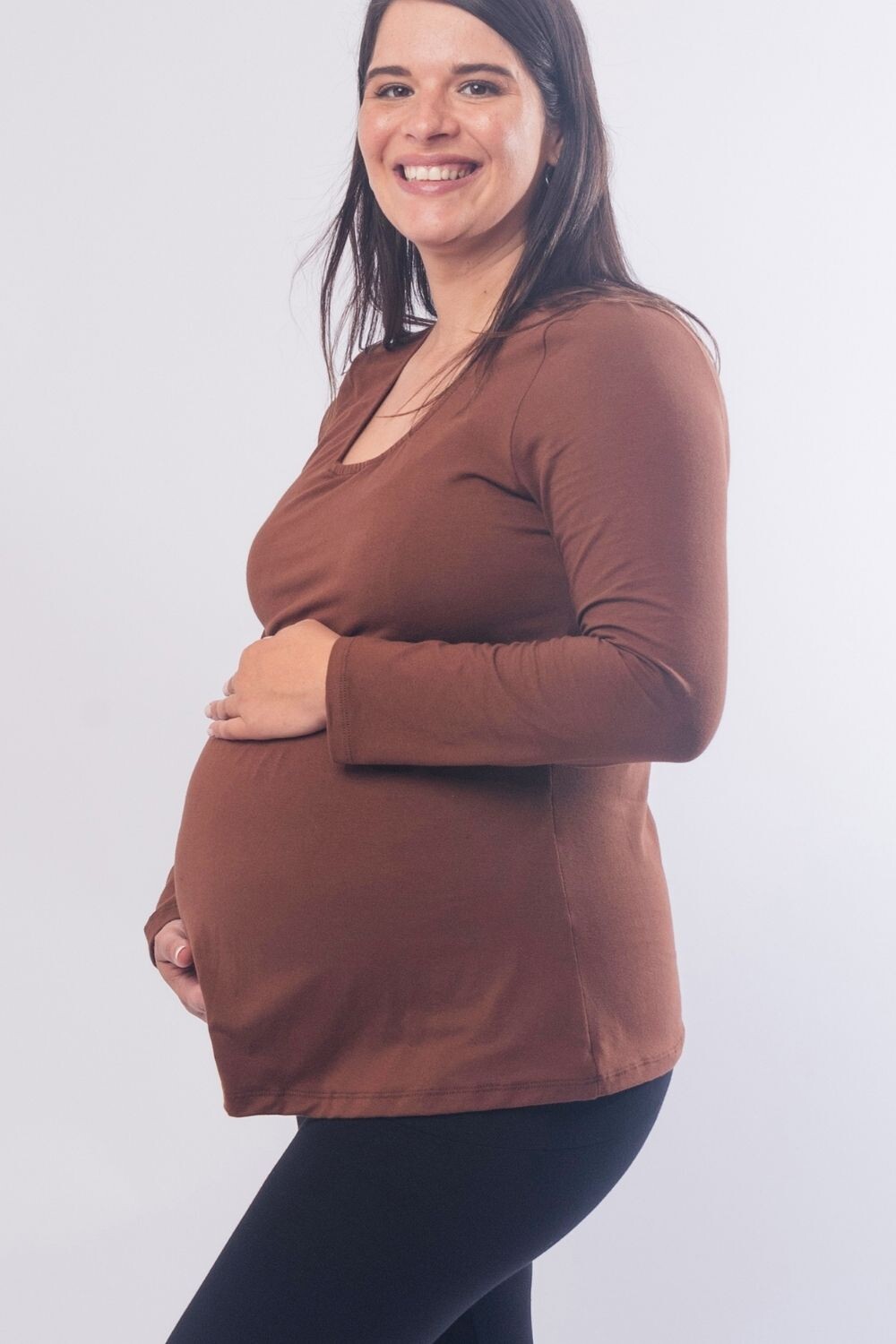 Buzo Maternal Simona Bordeaux