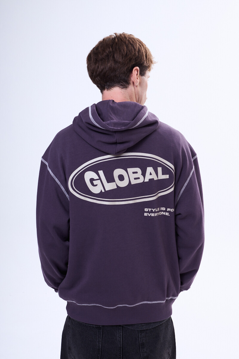 Buzo de felpa Sevilla - Violeta 